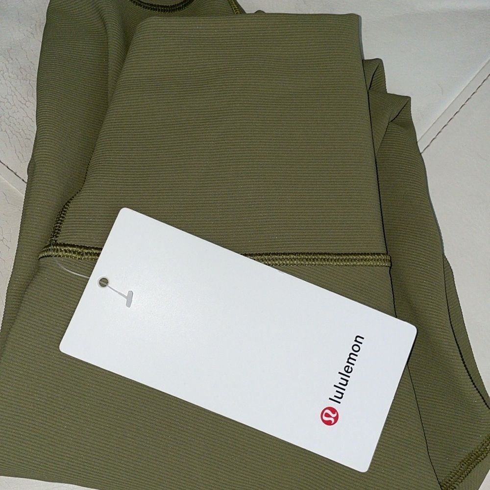 Lululemon Wunder Under LEGGINGS  High-Rise 25” luxtreme size 4 BRONZE GREEN NWT